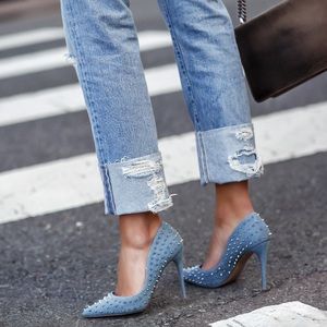 Steve Madden Vala Denim Heels